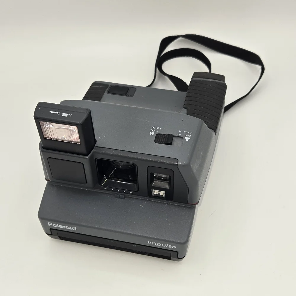 Vintage Polaroid Impulse Instant Film‎ Camera and Strap UNTESTED